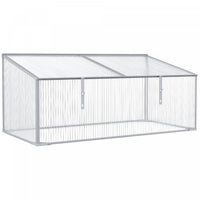 Outsunny 39''x23.5''x17.25'' Outdoor & Indoor Greenhouse For Plants Larger Room With Adjustable Suns