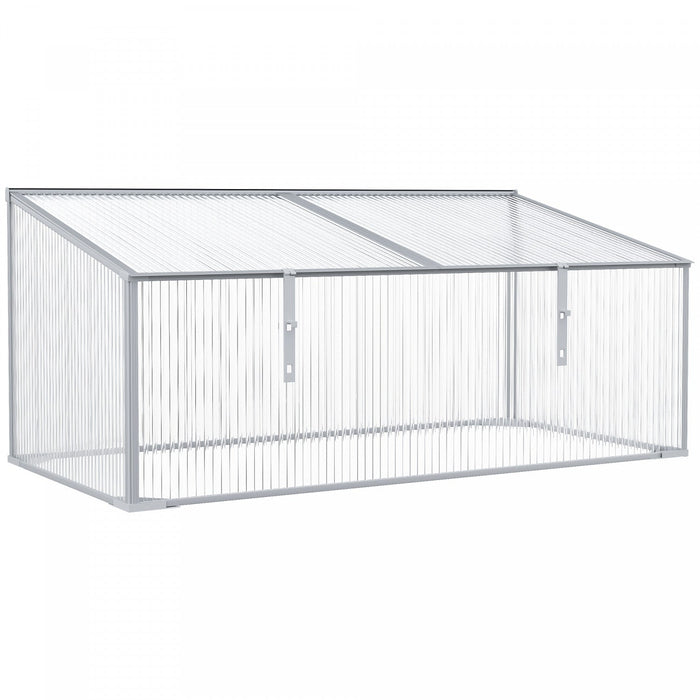 Outsunny 39''x23.5''x17.25'' Outdoor & Indoor Greenhouse For Plants Larger Room With Adjustable Suns