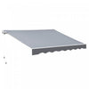 Outsunny 8' x 7' retractable awning, patio awnings, sunshade shelter with 280g/m² Uv & Water-resista