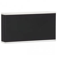 Dainolite Emery LED Wall Sconce 20w Matte Black Frosted Acrylic Diffuser Lamp
