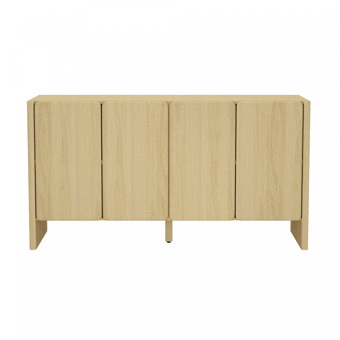 Linda Modern 60\" Sideboard in Natural Oak Buffet 