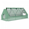 Outsunny Mini Greenhouse, 94.5\" X 35.4\" X 35.4\" House-shaped Portable Tunnel Green House With Mesh W