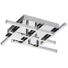 Dainolite Summit LED Flush Mount 18w Polished Chrome White Acrylic Diffuser Lamp