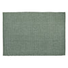 Chambray Ribbed Placemat Mint Green - Set of 12