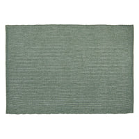 Chambray Ribbed Placemat Mint Green - Set of 12
