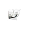 Dainolite LED Vanity 1 Light Wall Sconce Polished Chrome Finish Lamp