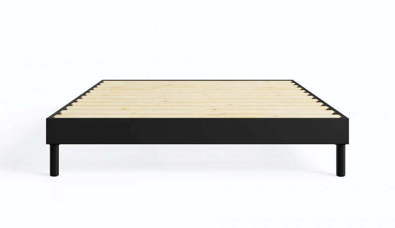Smart Base Essential King Metal Platform Bed Frame - Black 