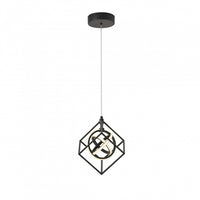 Tulip Collection Integrated LED Pendant - Matte Black