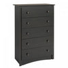 Sonoma 5-Drawer Chest - Washed Black