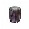 4.6 Oz Ribbed Electroplated Scented Candle Tropical Dreams - Set of 2