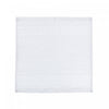 Basketweave Wash Cloth 12 x 12 White - Set of 6 Towels