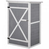Outsunny 29.9\"x21.7\"x45.3\" Garden Storage Cabinet, Outdoor Storage Shed With Lockable Door With Latc