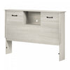 Ulysses Bookcase Headboard - Winter Oak