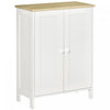 HOMCOM Storage Cabinet with 2 Doors, 2 Adjustable Shelves for Living Room