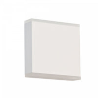 Dainolite Emery LED Wall Sconce 15w Matte White Frosted Acrylic Diffuser Lamp