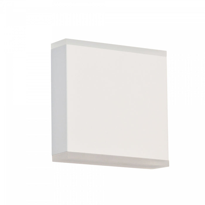Dainolite Emery LED Wall Sconce 15w Matte White Frosted Acrylic Diffuser Lamp