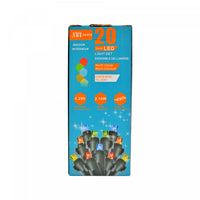 20 Lt 5mm LED Indoor Light Set Multi Bulbs - Set of 2 Christmas Lights