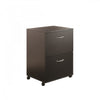 Nordika 2-Drawer Filing Cabinet - Black 