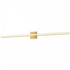 Dainolite Arandel Vanity Light 36w LED Aged Brass White Acrylic Diffuser Lamp