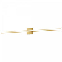 Dainolite Arandel Vanity Light 36w LED Aged Brass White Acrylic Diffuser Lamp
