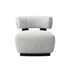 Bartow Mid-Century Modern Upholstered Lounge Chair in Ivory Multi 