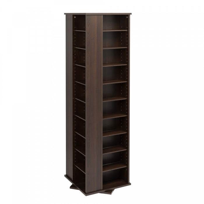 36 Adjustable Shelves Multimedia Storage - Espresso 