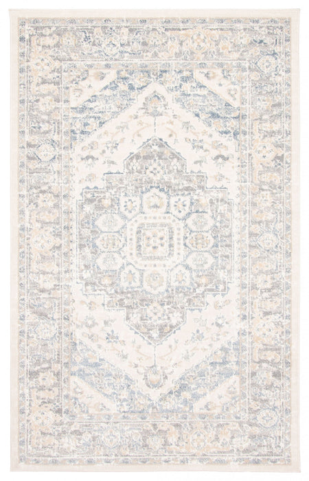 Bijara Blue Area Rug - 5'0\" X 8'0\" 