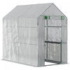 Outsunny 73\" X 47\" X 75\" Walk-in Greenhouse Outdoor Portable Plant Flower Growth Warm House Garden T