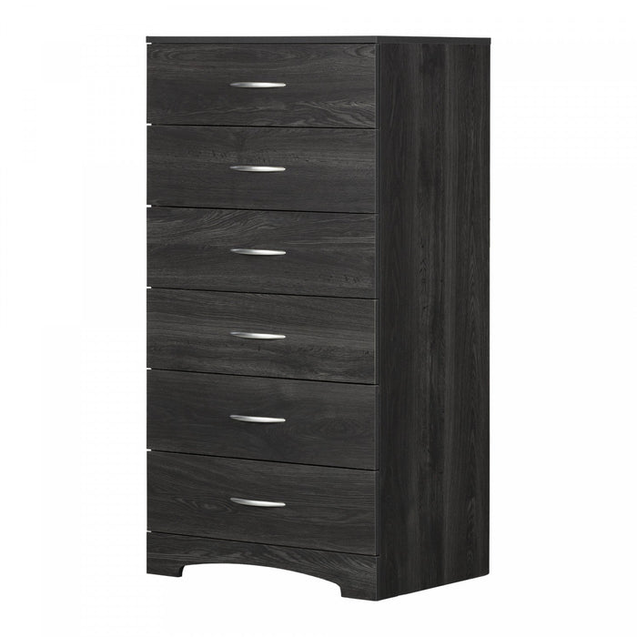 Step One 6-drawer Chest - Gray Oak 