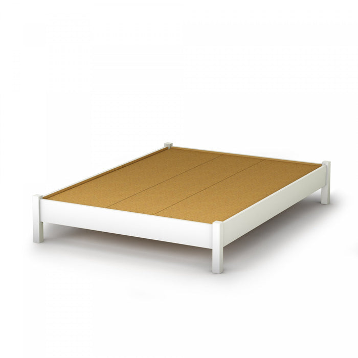Step One Platform Bed - Pure White 