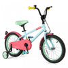 Costway 16" Kids Bike With Adjustable Saddle Handlebar Removable Training Wheels Handbrake Red
