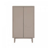 Ella Modern 32\" Accent Cabinet in Mocha 