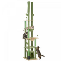 Pawhut Floor To Ceiling Cat Tree, 89