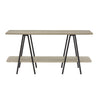 Celine Contemporary Modern 47\" Console Table in Rustic Gray 