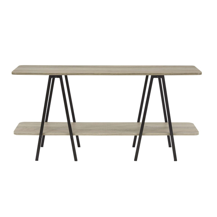 Celine Contemporary Modern 47\" Console Table in Rustic Gray 