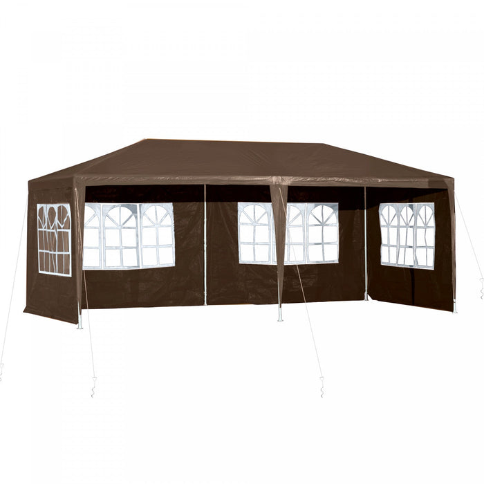 Outsunny 18.7' X 9.4' Party Tent, Portable Folding Wedding Tent, Garden Canopy Event Shelter, Outdoo
