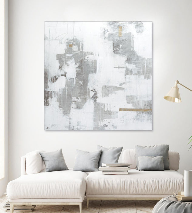 \"Haloed In Metallic Ii\" Giant Art 72x72 Wall Art