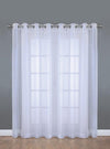 Habitat Voile White Extra Grommet Curtain Panel - 112 x 84