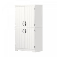 Farnel 4-Door Storage Cabinet - Pure White 