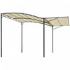Outsunny 10x8ft Patio Metal Gazebo With Extendable Side Awning Outdoor Shelter Garden Sun Shade Cano