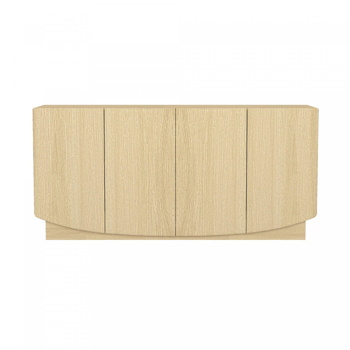 Ardea Contemporary 60\" Sideboard in Natural Oak Buffet 