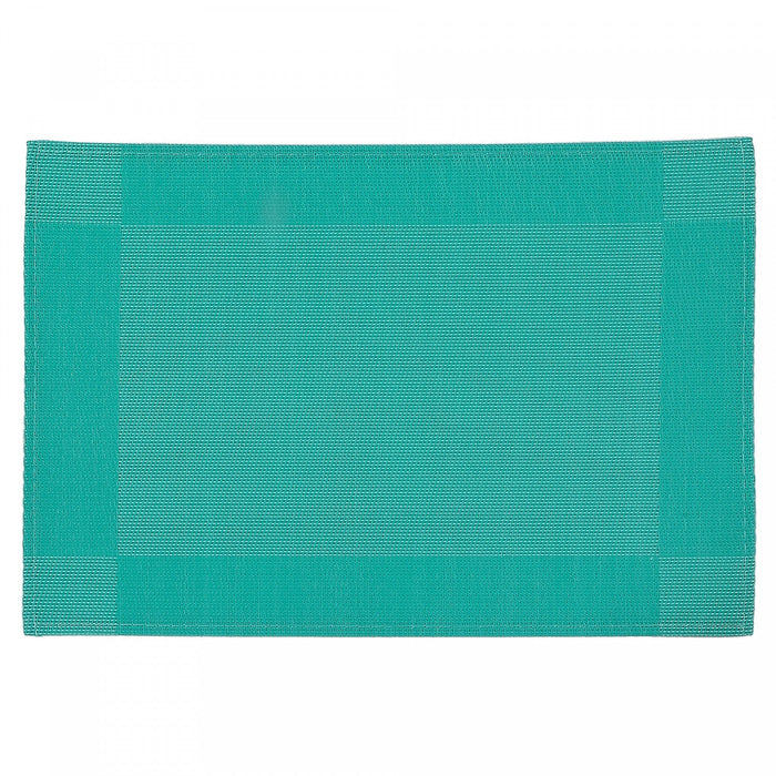 Vinyl Placemat Classic Teal - Set of 12
