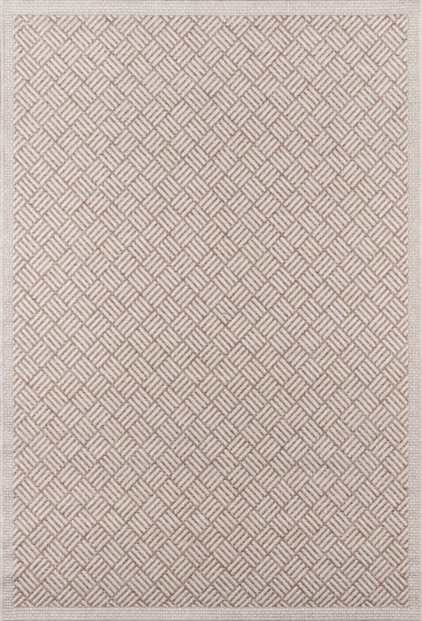 Eve Contemporary 7'10\" x 10'10\" Area Rug in Brown Indoor Area Rug 
