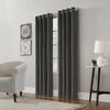 Edison Charcoal Grommet Curtain Panel - 52\" X 84\"