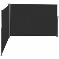 Outsunny Double Retractable Side Awning 236