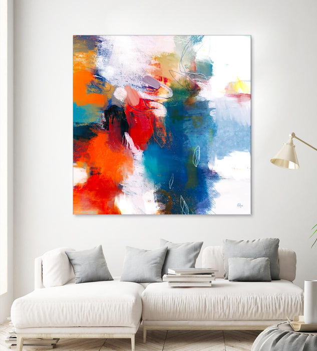 \"It's A Party Ii\" Giant Art 54x54 Wall Art