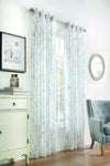 Lisette White Grommet Curtain Panel - 52\" X 95\"