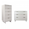 Granville Modern 2-Piece Dresser Set in White 