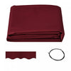 Outsunny 11' X 10' Retractable Awning Fabric Replacement Outdoor Sunshade Canopy Awning Cover, Uv Pr