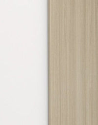 Yodi Wide Changing Table With Drawers - Soft Elm and White 